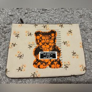 NWOT Coach Gummy Bear pouch.
